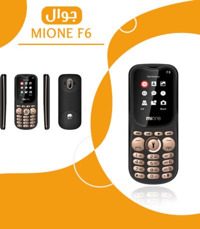 The practical MIONE F6 mobile in random color (if the color is not specified) is displayed while it is open on the screen.