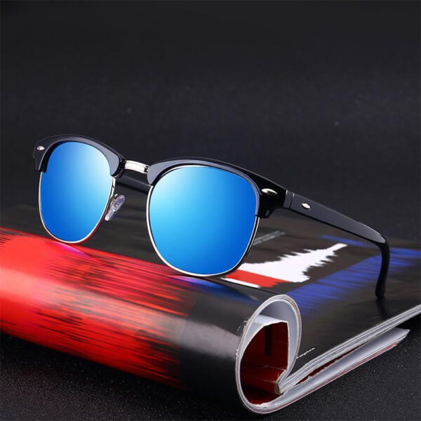 نظارة شمسية ذكية (Smart Sunglasses) - سماعات ستيريو مدمجة، بلوتوث 4.0، حماية كاملة من الأشعة فوق البنفسجية 100%، مكالمات وموسيقى، تصميم للجنسين