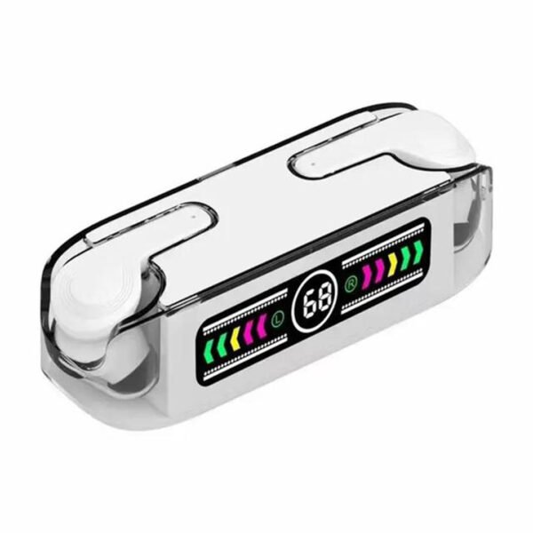 سماعة ديجيتال لاسلكية (True Wireless) - إلغاء ضوضاء متقدم، صوت نقي وغامر، بطارية 5 ساعات تشغيل، علبة شحن 800mAh، تصميم مريح