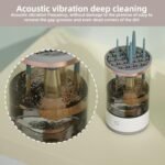 جهاز غسالة فرش المكياج الكهربائية الصغيرة مع كابل USB.