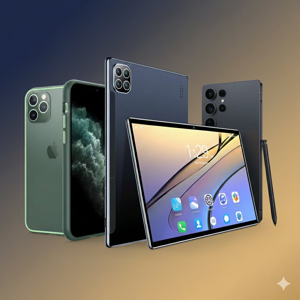 مجموعة موبايل وتابلت بأحدث الموديلات من Crew Fiften