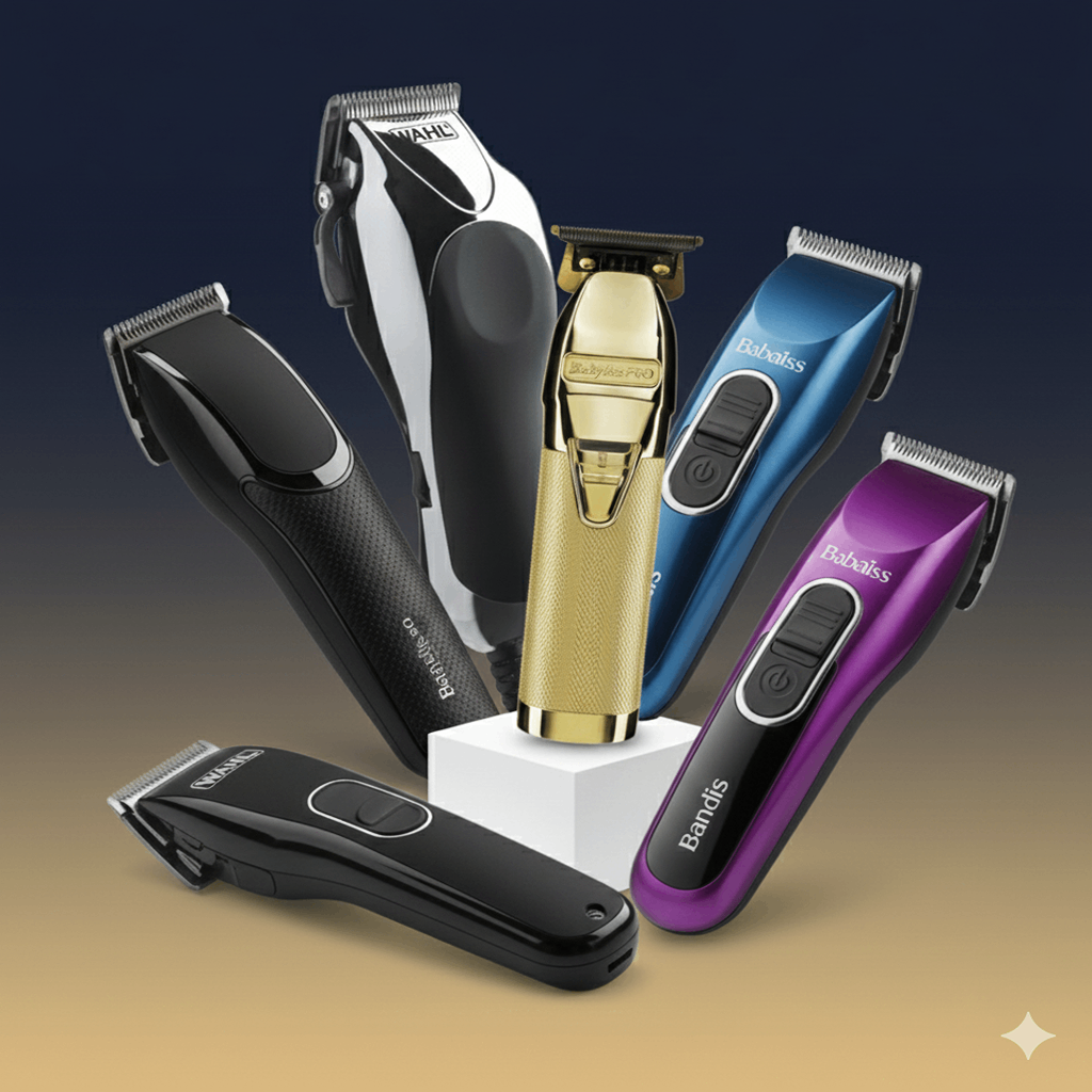 مجموعة ماكينات حلاقة وتشذيب احترافية للرجال من Crew Fiften.