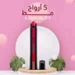 The 5-in-1 lipstick stick shows 5 assorted Matt colors and is combined in one piece.